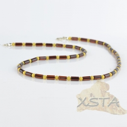 Amber necklace for men